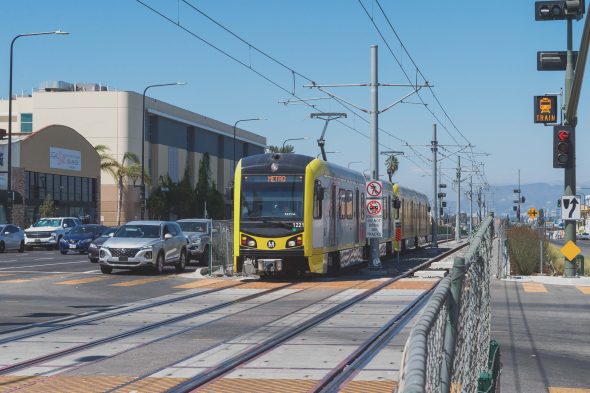 Crenshaw and 54th during testing in Summer 2022