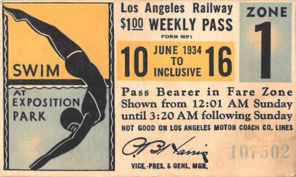 LARy Weekly Pass 1934