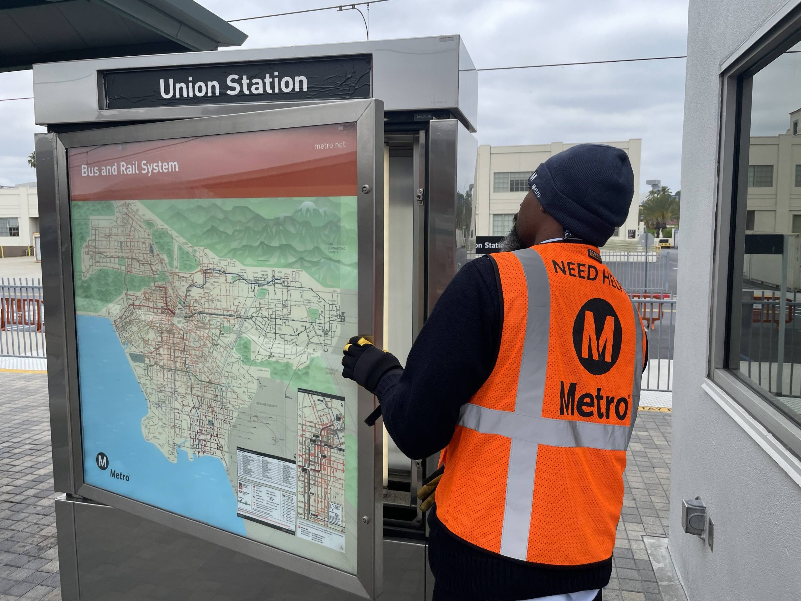 Metroplex Pin Map Our new system map is installed at our stations | The Source