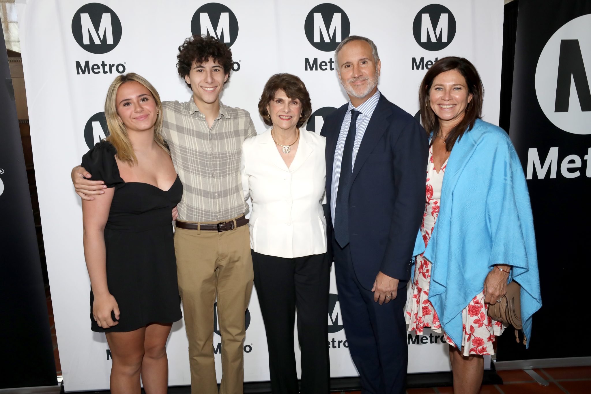 Rep. Roybal-Allard with her family at the event.